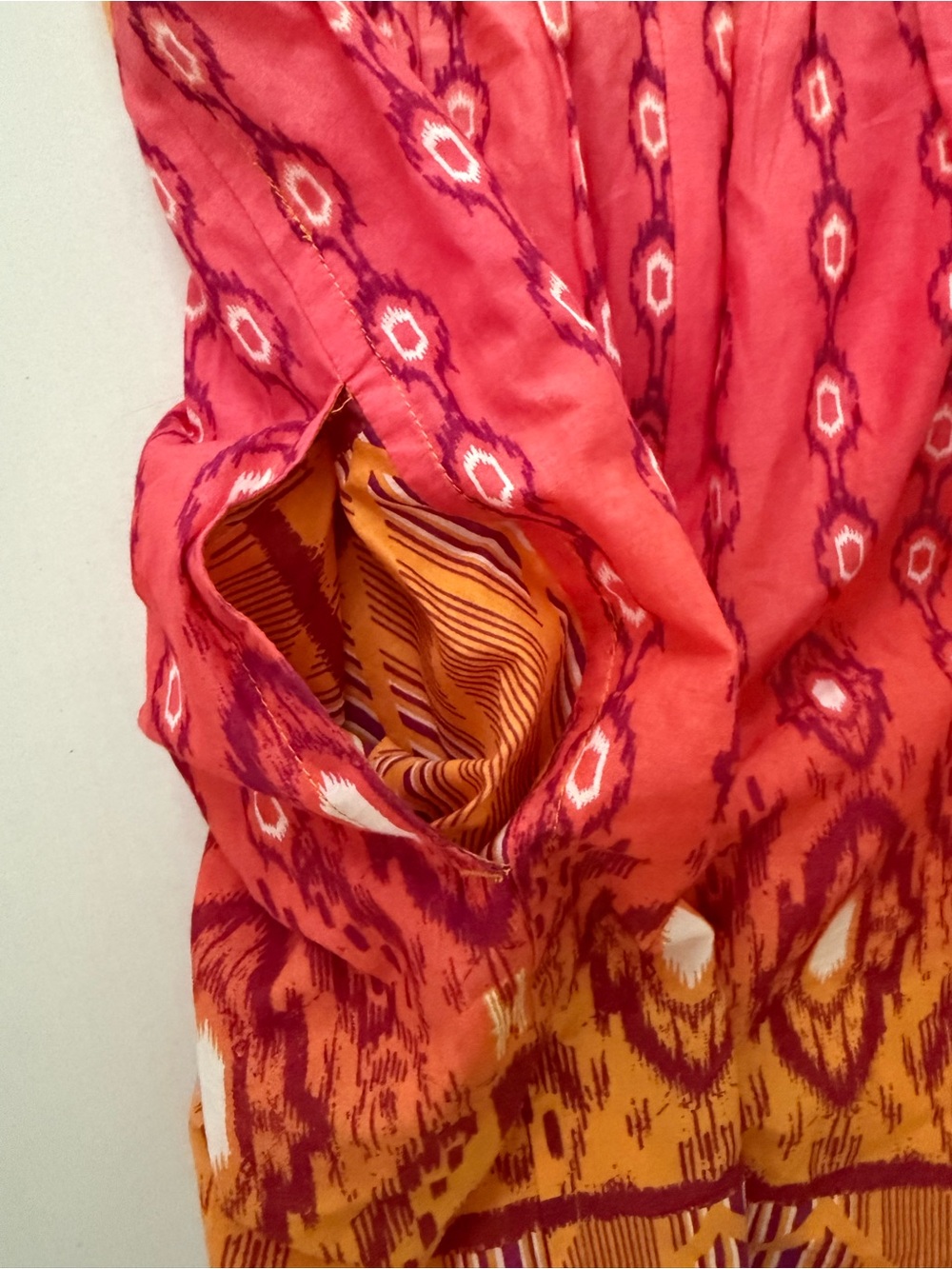 Columbia Sportswear PFG Women's Cotton Ikat Print Dress - Size Medium 🧡 - Picture 11 of 13